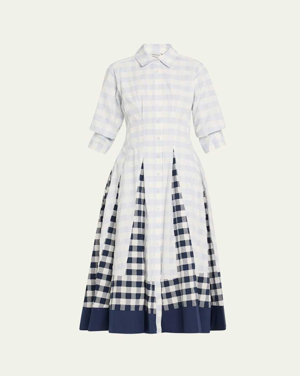 Jazz Pintuck Midi Dress